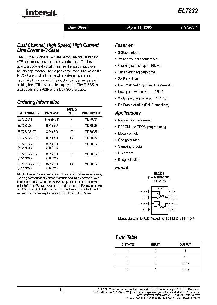 EL7232CN_1132898.PDF Datasheet