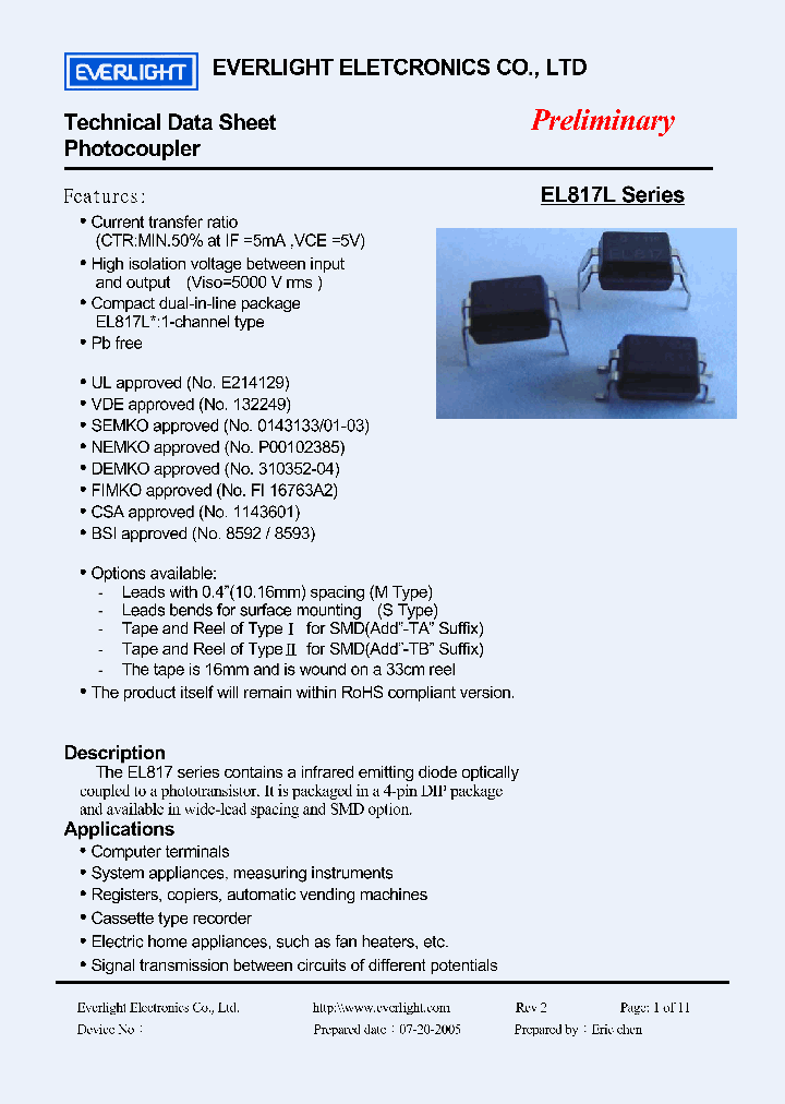 EL817B_953533.PDF Datasheet