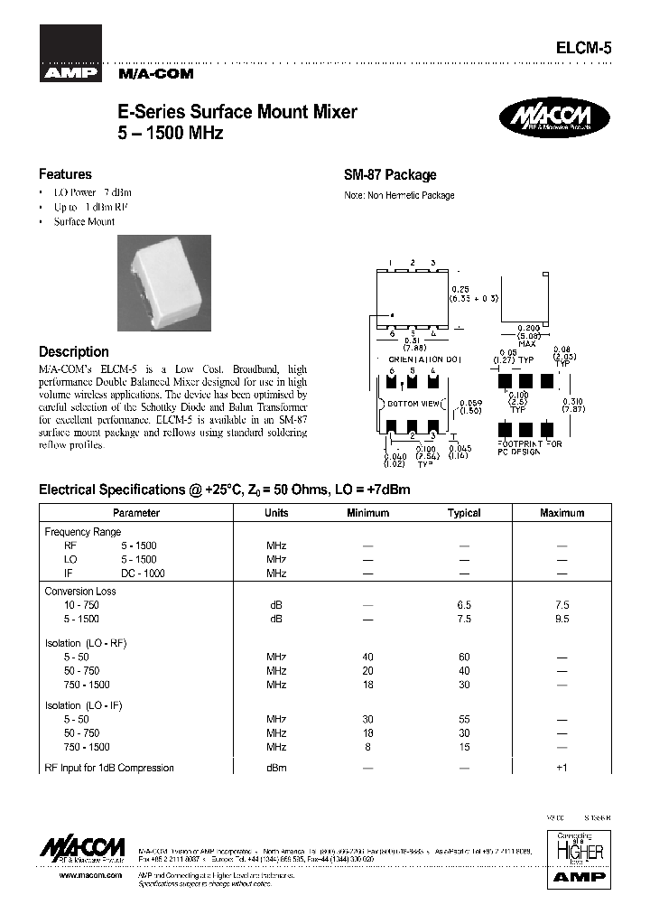 ELCM-5_1236805.PDF Datasheet