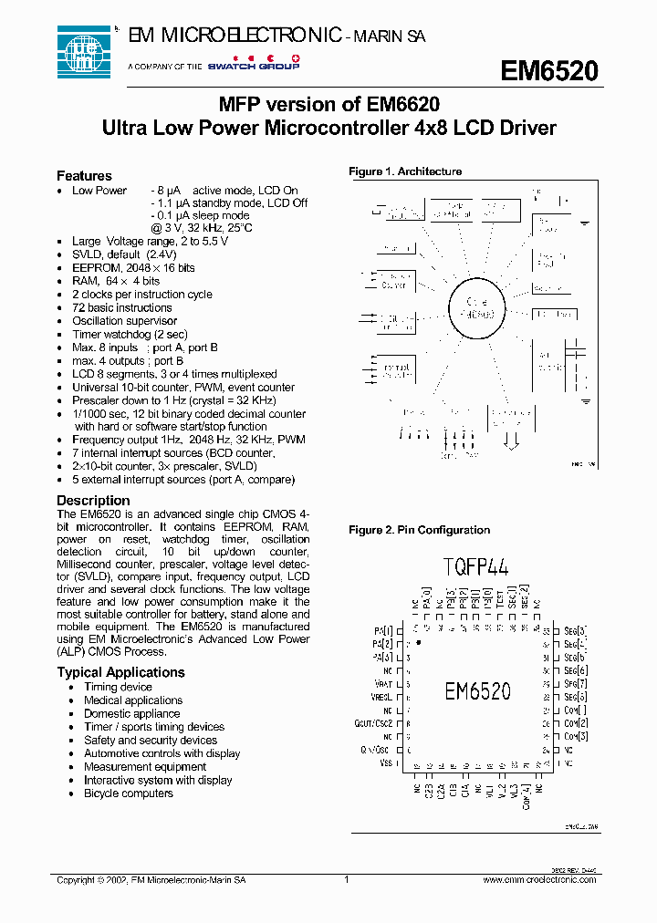 EM6520_1237005.PDF Datasheet