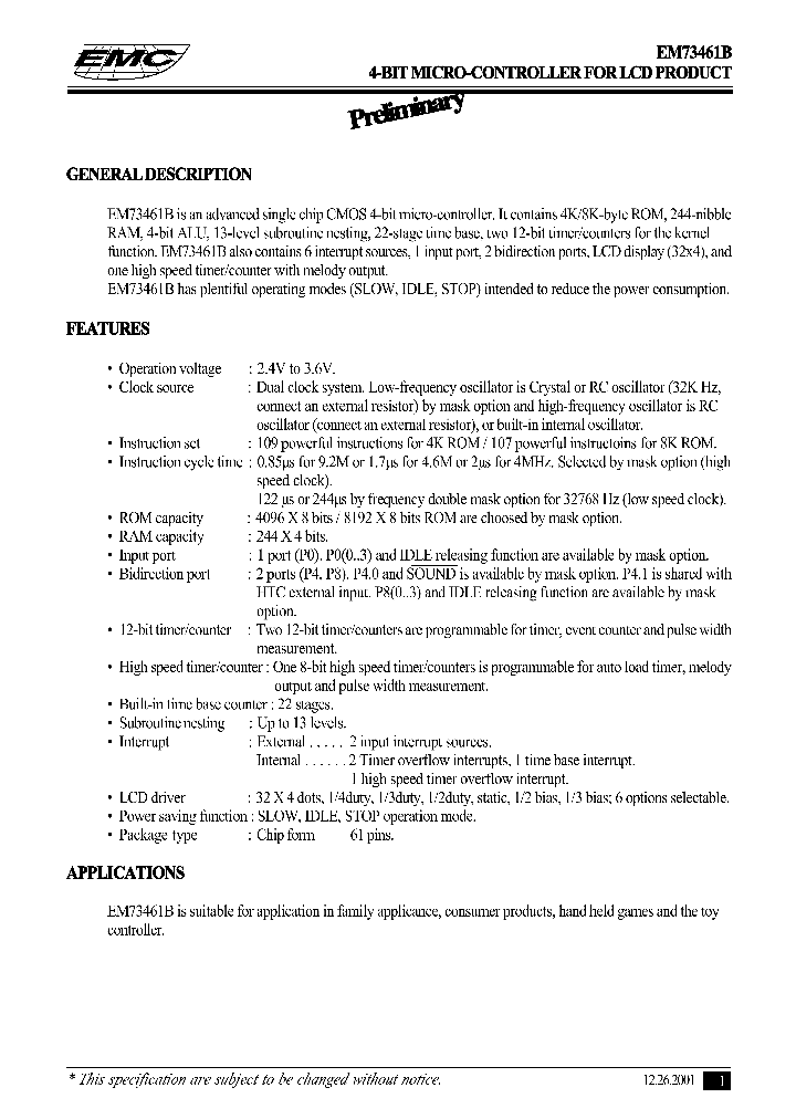 EM73461B_1237049.PDF Datasheet