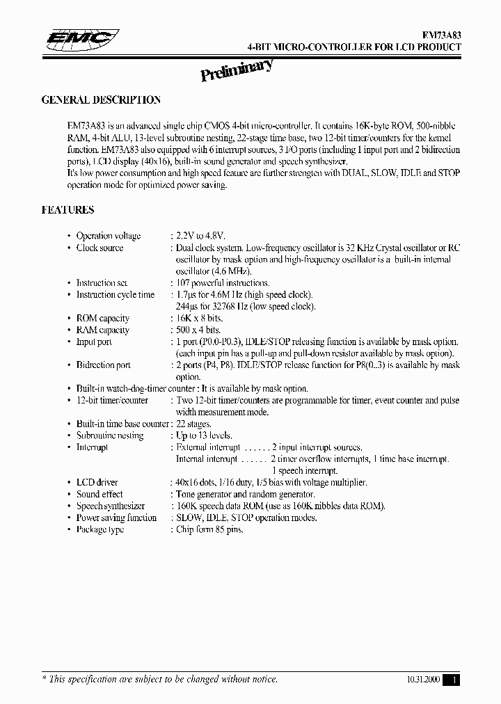 EM73A83_1237057.PDF Datasheet