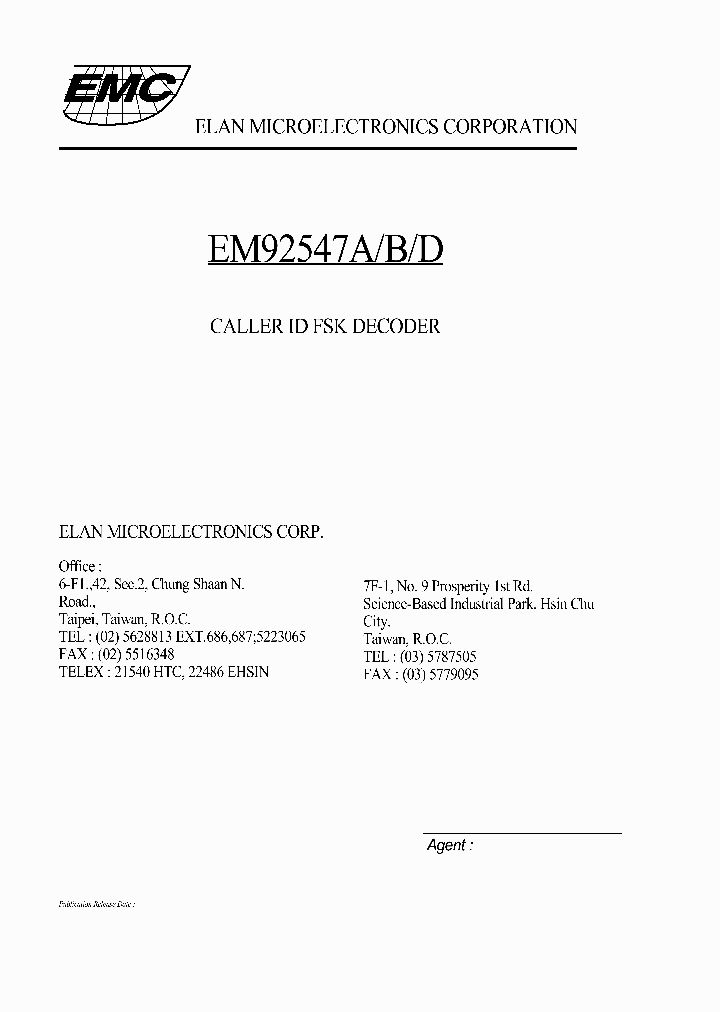 EM92547B_1032456.PDF Datasheet