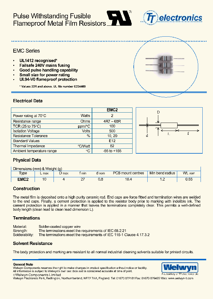 EMC_1062464.PDF Datasheet