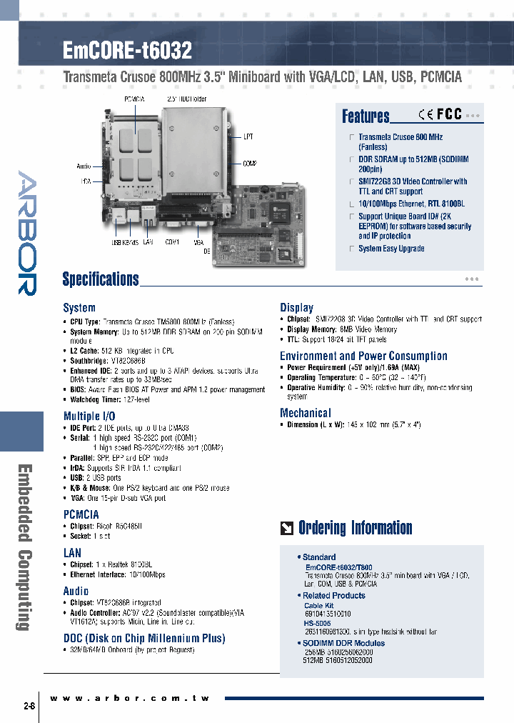 EMCORE-T800_1237185.PDF Datasheet