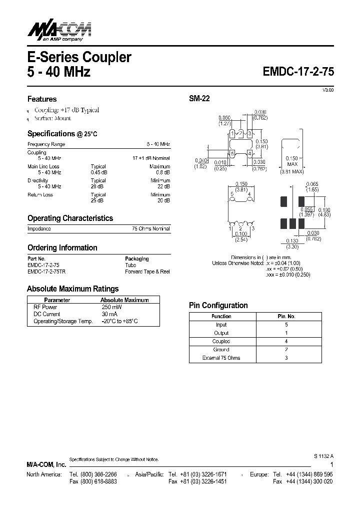 EMDC-17-2-75TR_1237213.PDF Datasheet