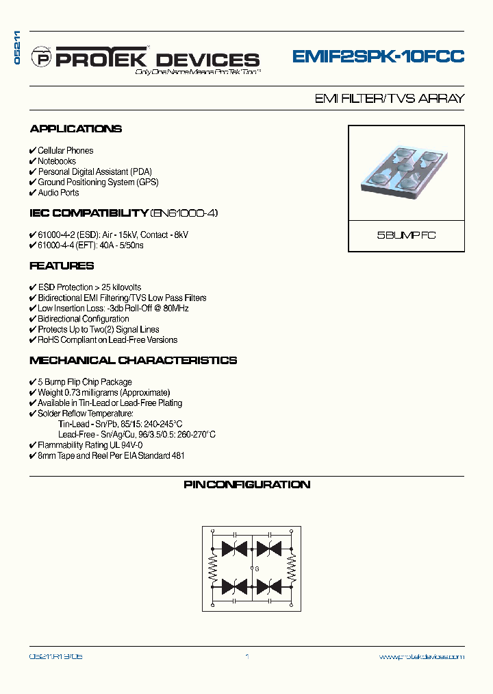 EMIF2SPK10FCC_1237254.PDF Datasheet