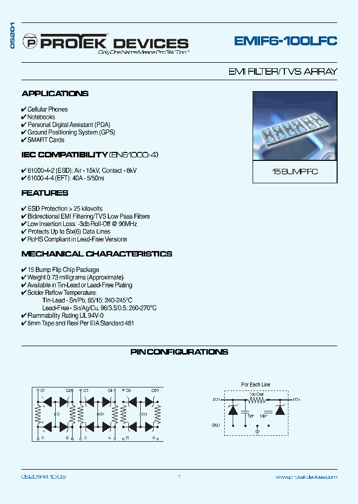 EMIF6-100LFC_1114400.PDF Datasheet