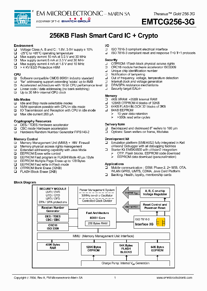 EMTCG256-3G_1237299.PDF Datasheet