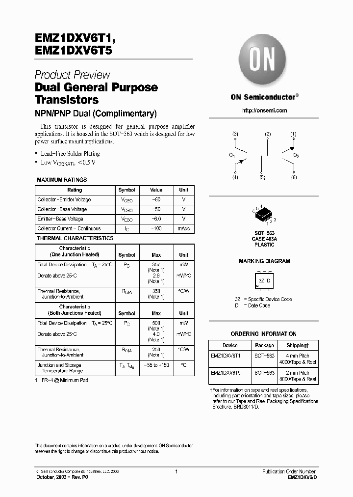 EMZ1DXV6T5_1237310.PDF Datasheet