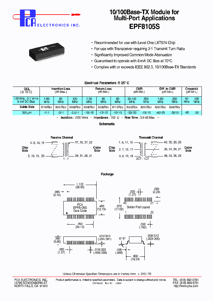 EPF8105S_1237449.PDF Datasheet