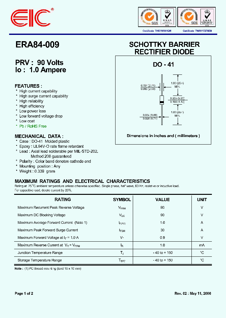 ERA84-009_1237614.PDF Datasheet