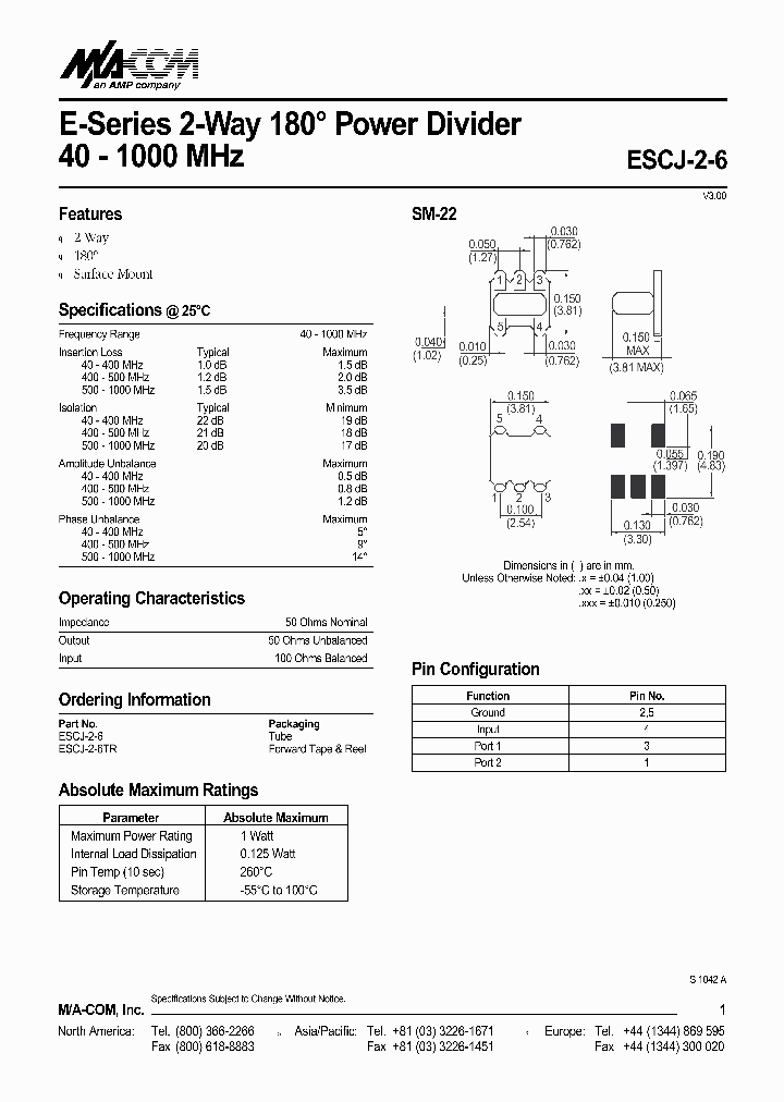 ESCJ-2-6TR_1237828.PDF Datasheet