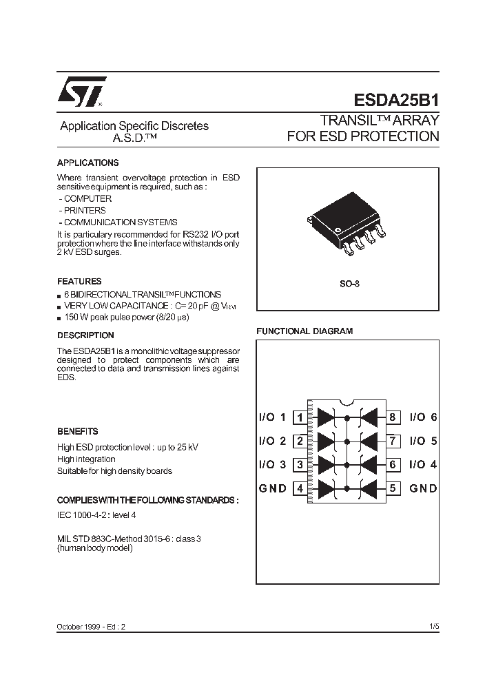 ESDA25B1_1187521.PDF Datasheet