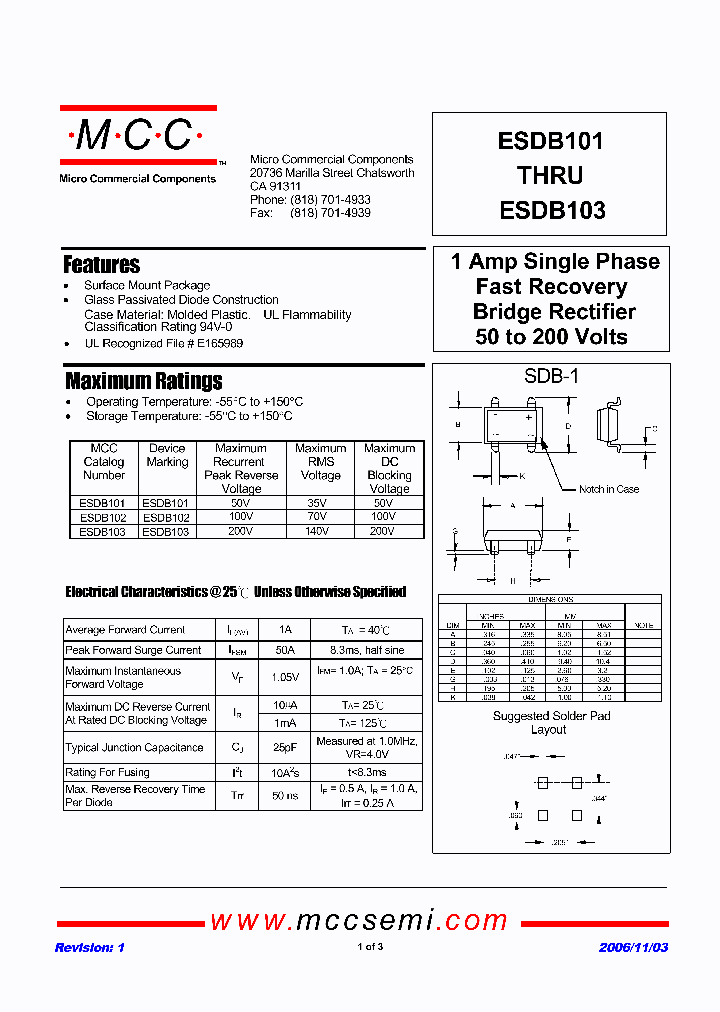 ESDB103_1237864.PDF Datasheet