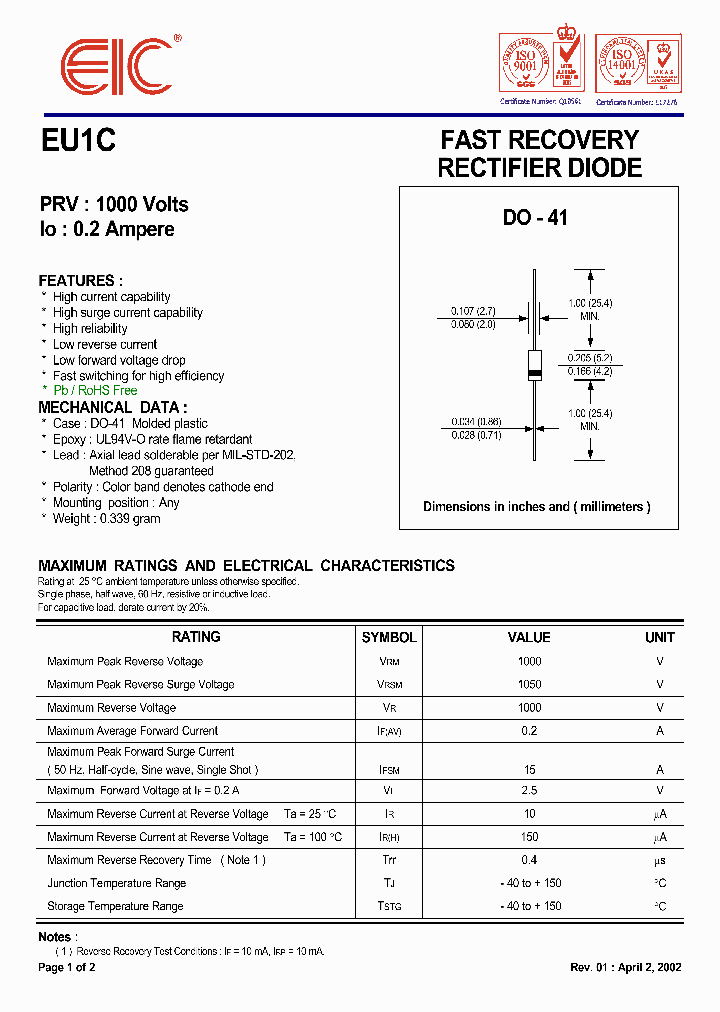EU1C_1238097.PDF Datasheet