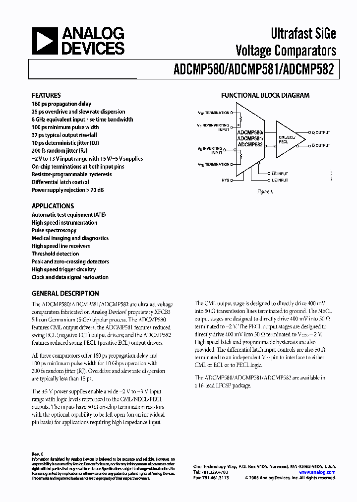 EVAL-ADCMP582BCP_1238240.PDF Datasheet