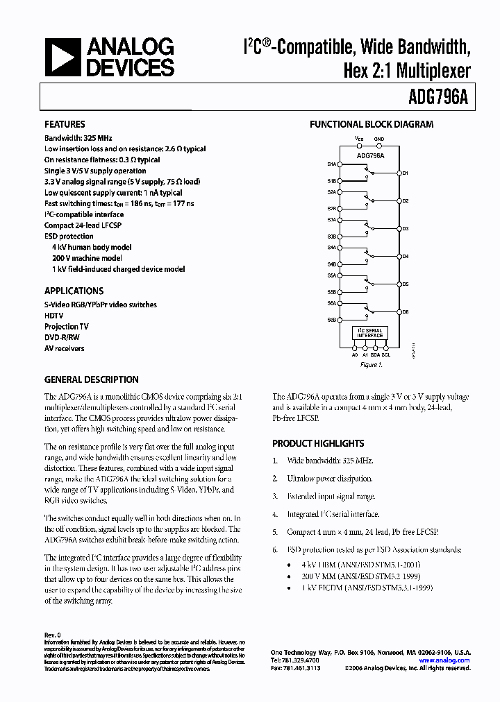 EVAL-ADG796AEB_1238268.PDF Datasheet