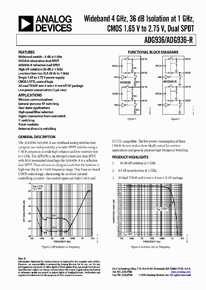 EVAL-ADG936EB_1238269.PDF Datasheet