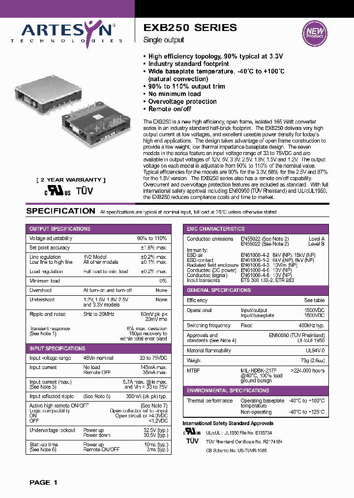 EXB250-48S3V3_1238382.PDF Datasheet