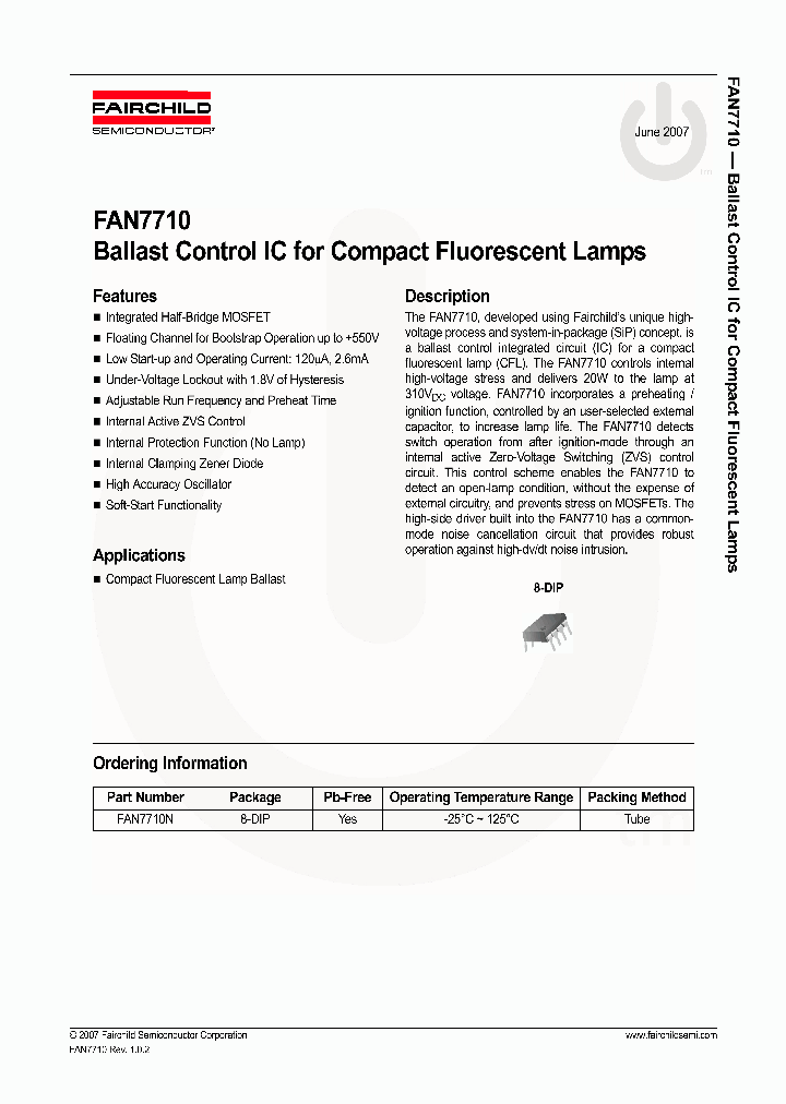 FAN7710_1170813.PDF Datasheet