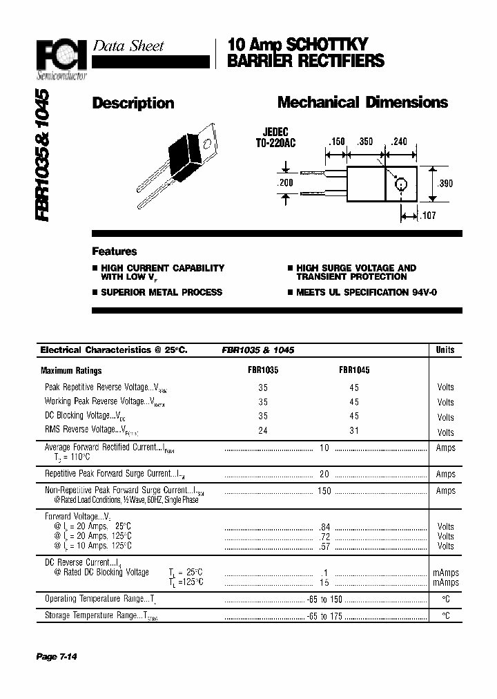 FBR1045_1238936.PDF Datasheet