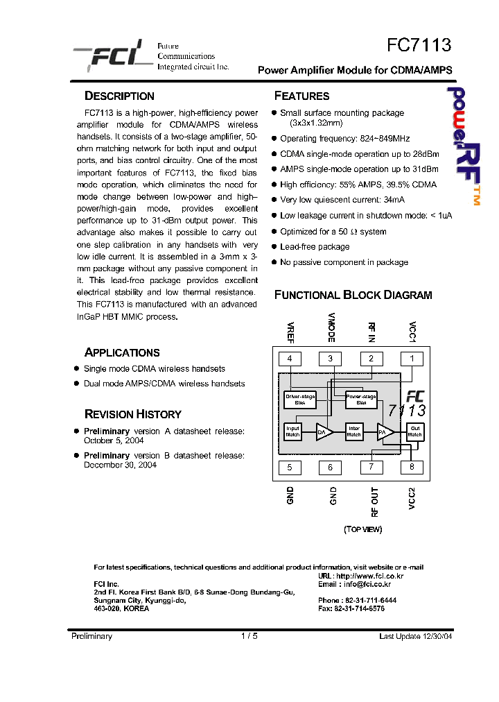 FC7113_1239026.PDF Datasheet