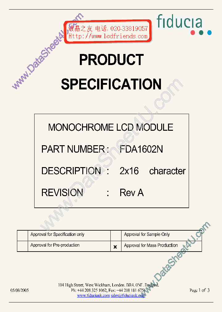 FDA1602N_1080384.PDF Datasheet