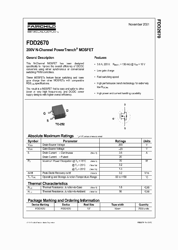 FDD2670_1239336.PDF Datasheet
