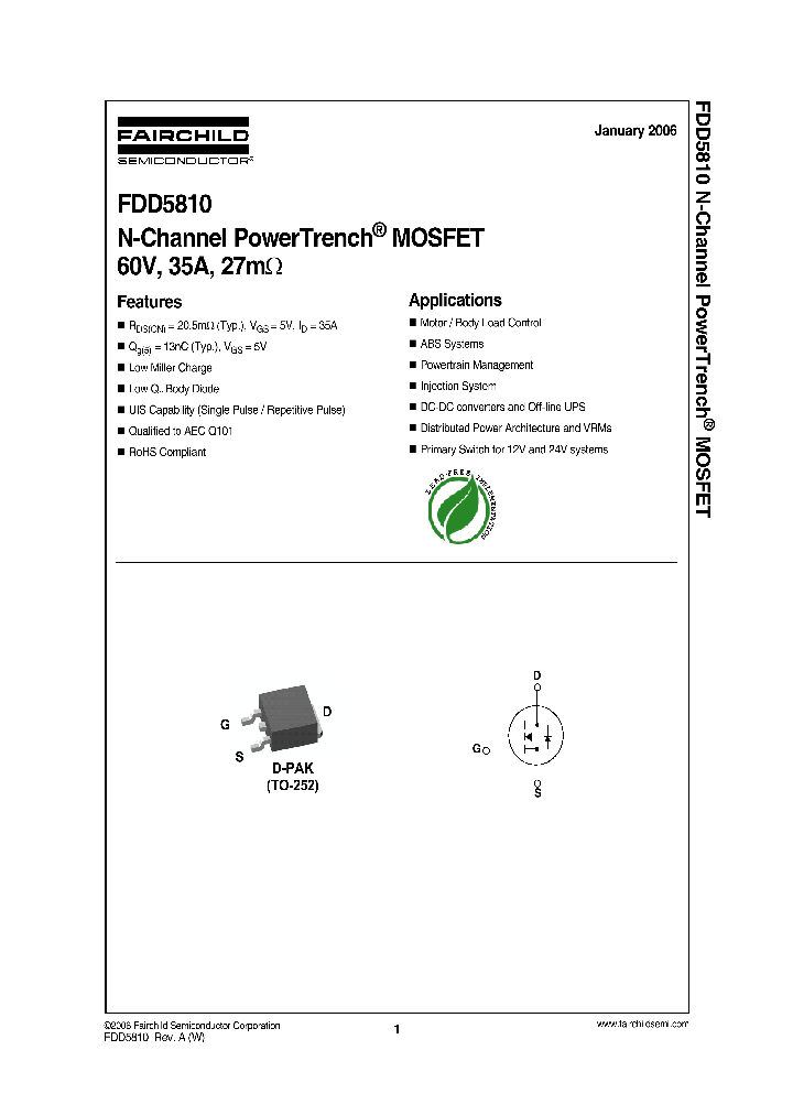 FDD5810_1239355.PDF Datasheet