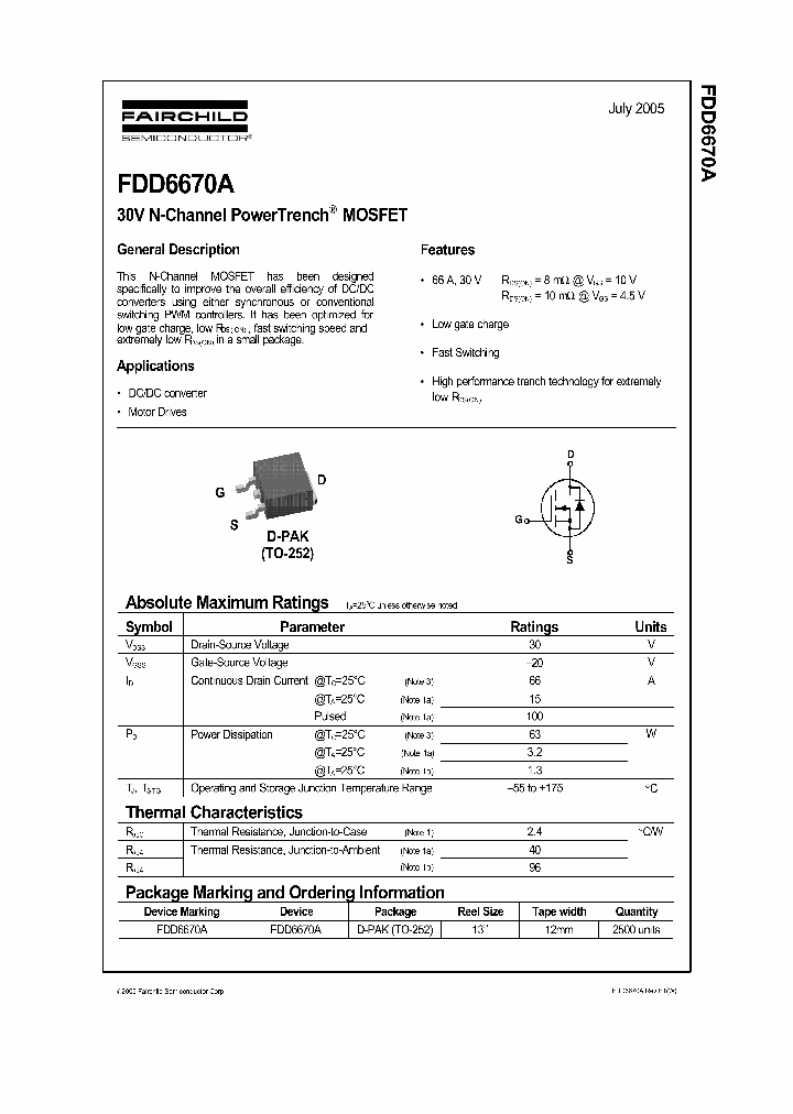 FDD6670A05_1239370.PDF Datasheet