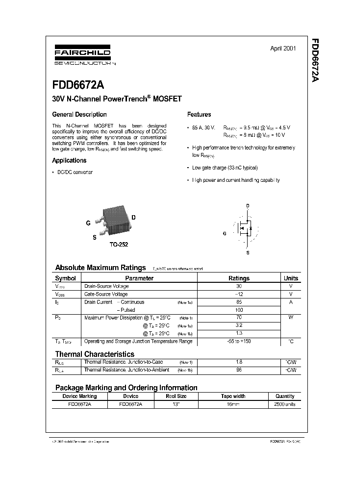 FDD6672A01_1239375.PDF Datasheet