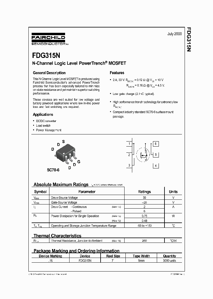 FDG315_1057187.PDF Datasheet