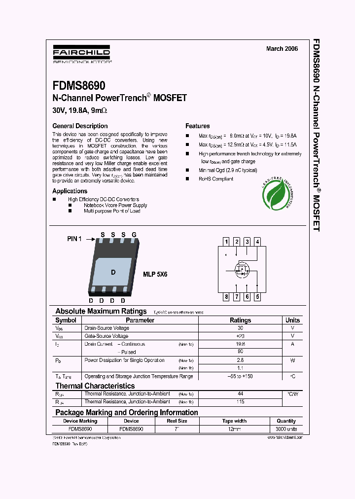 FDMS8690_1239508.PDF Datasheet