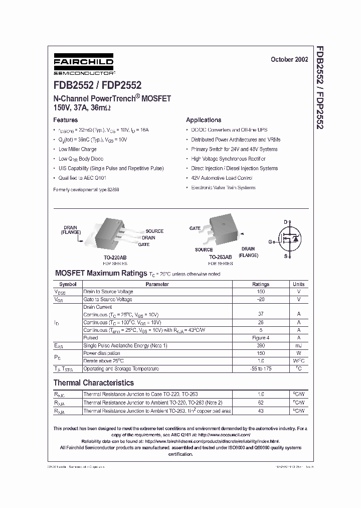 FDP2552_1186004.PDF Datasheet
