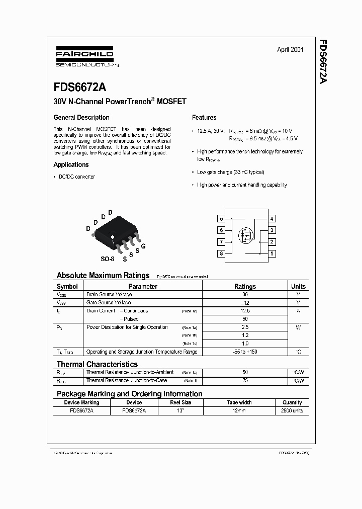 FDS6672A01_1032473.PDF Datasheet