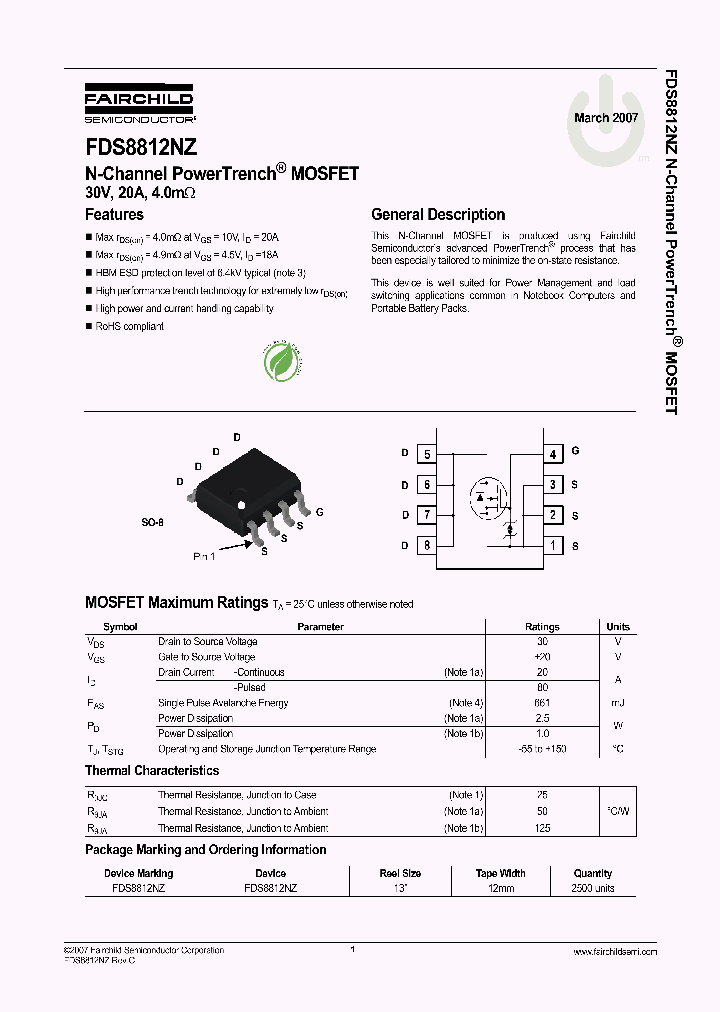 FDS8812NZ_1100086.PDF Datasheet