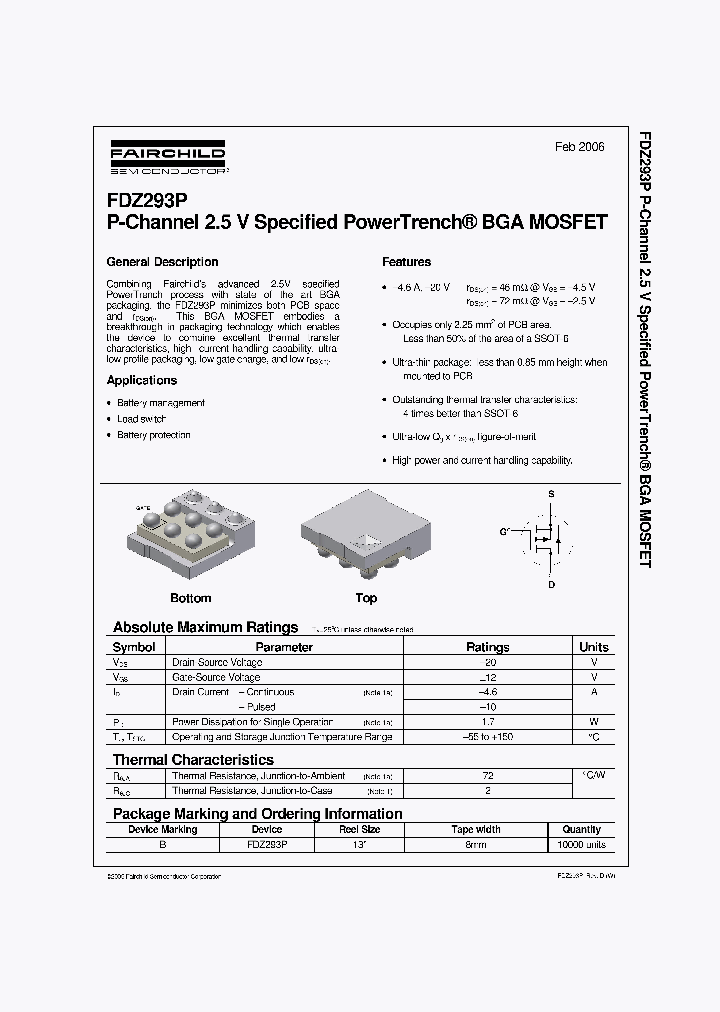 FDZ293P06_707163.PDF Datasheet