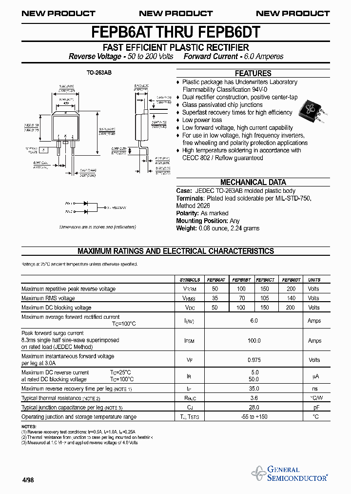 FEPB6DT_1239937.PDF Datasheet