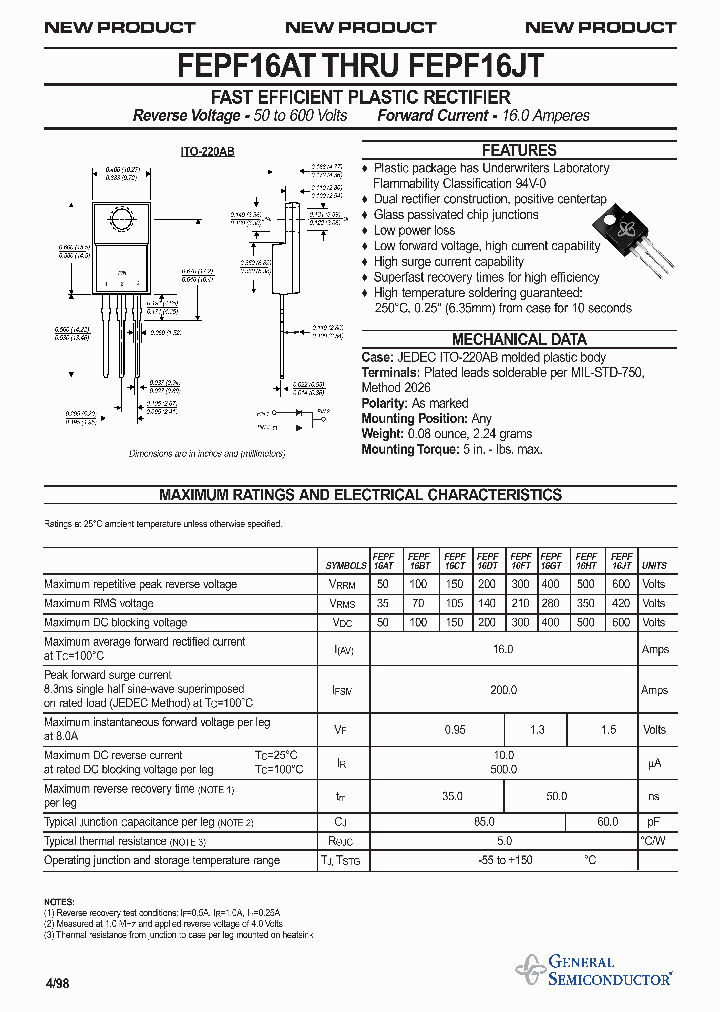 FEPF16JT_1239938.PDF Datasheet