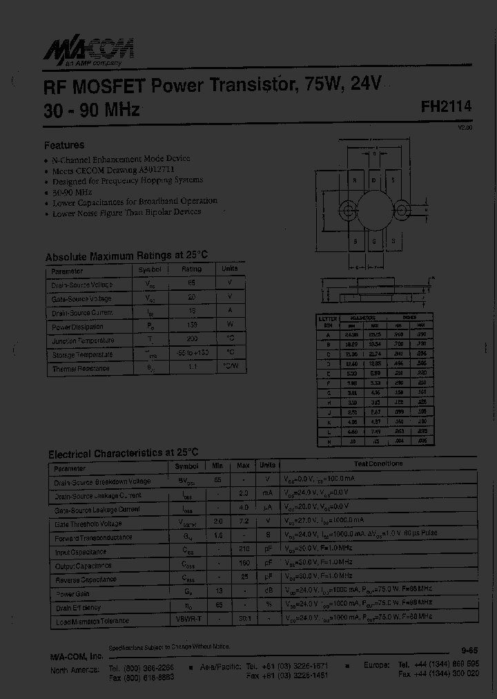 FH2114_1240176.PDF Datasheet