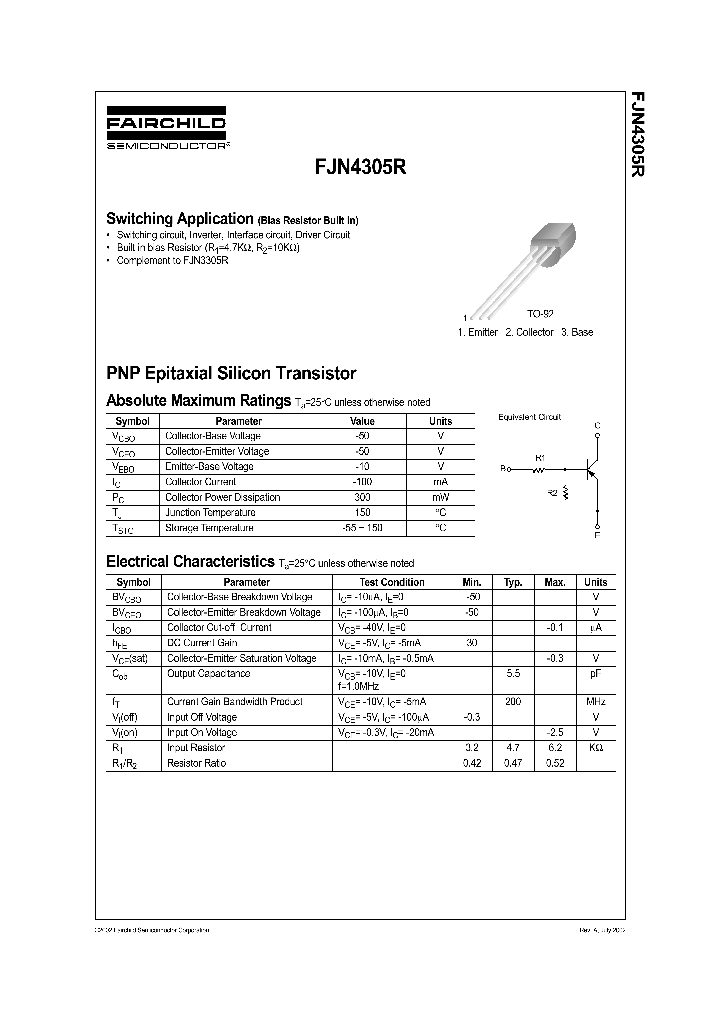 FJN4305R_1240314.PDF Datasheet