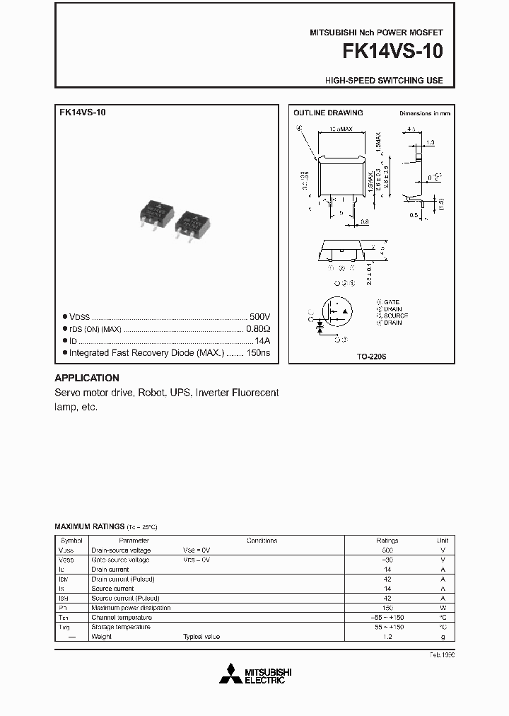 FK14VS-10_1240512.PDF Datasheet