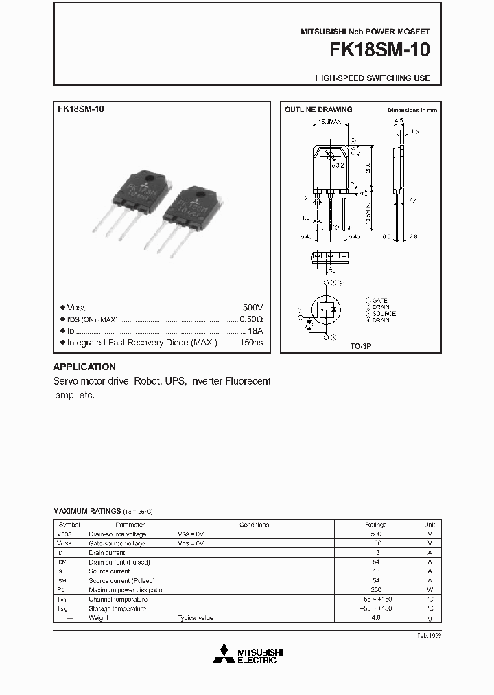 FK18SM-10_1240526.PDF Datasheet