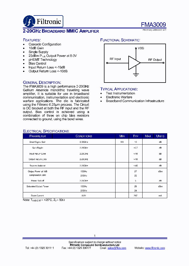 FMA3009_1114652.PDF Datasheet