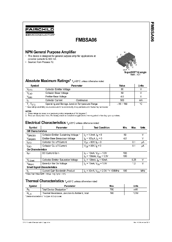 FMBSA06_1240910.PDF Datasheet