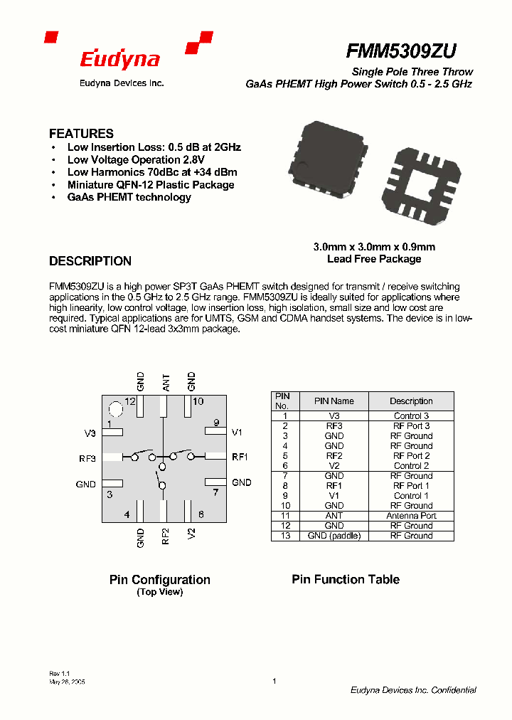 FMM5309ZU_1240968.PDF Datasheet