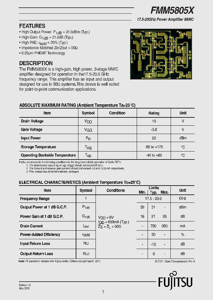 FMM5805X_1173142.PDF Datasheet