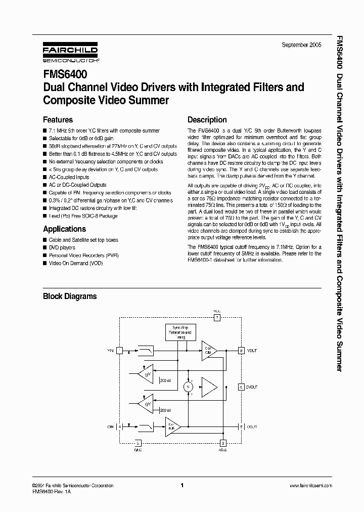 FMS6400CS_1170068.PDF Datasheet
