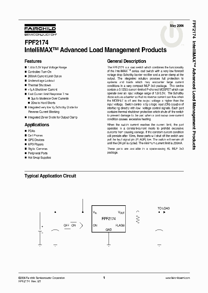FPF2174_1095284.PDF Datasheet